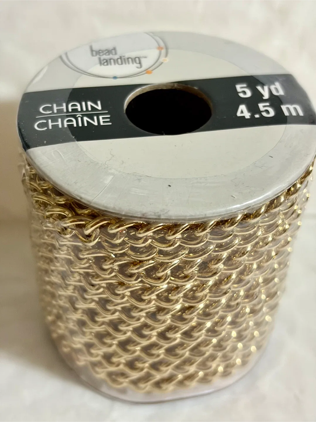 Bead Landing Gold Chain - 5 yd image indicator(2)