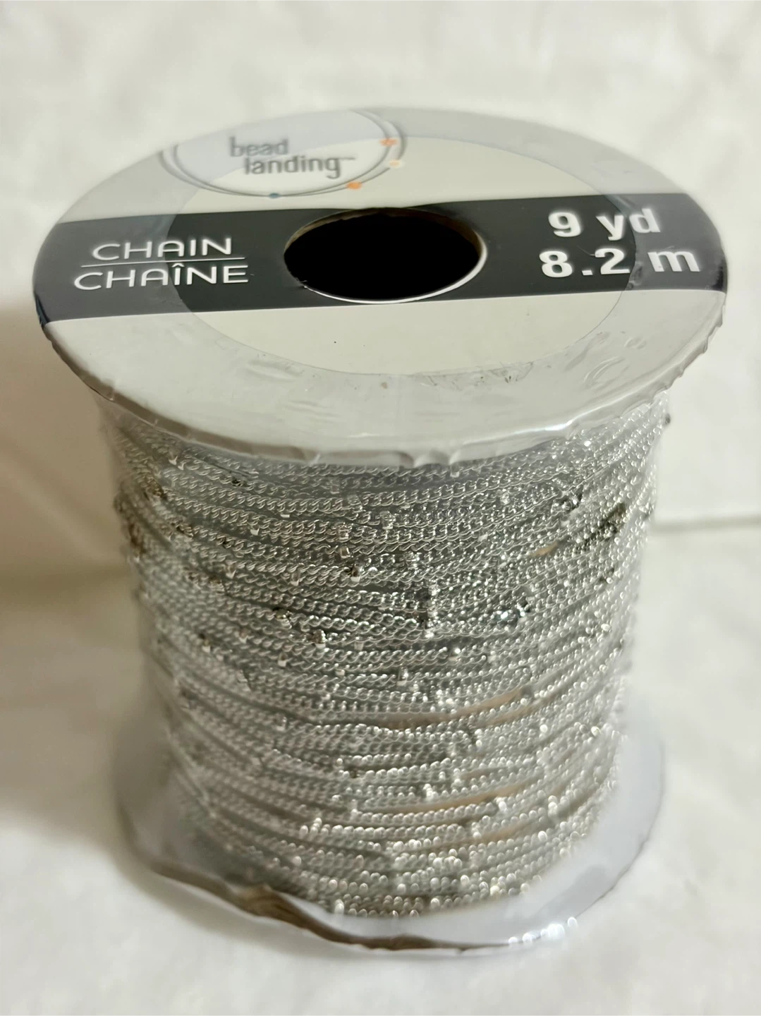 Bead Landing Silver Chain - 9 yds (8.2 m)