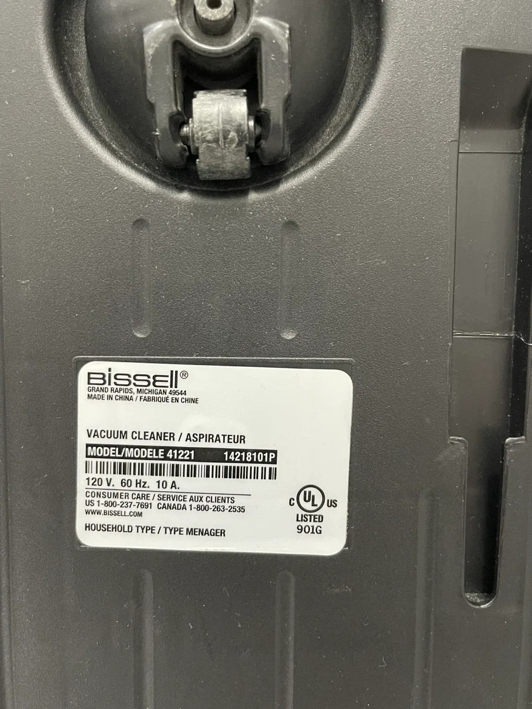 Bissell Zing Bagless Canister Vacuum - Red thumbnail