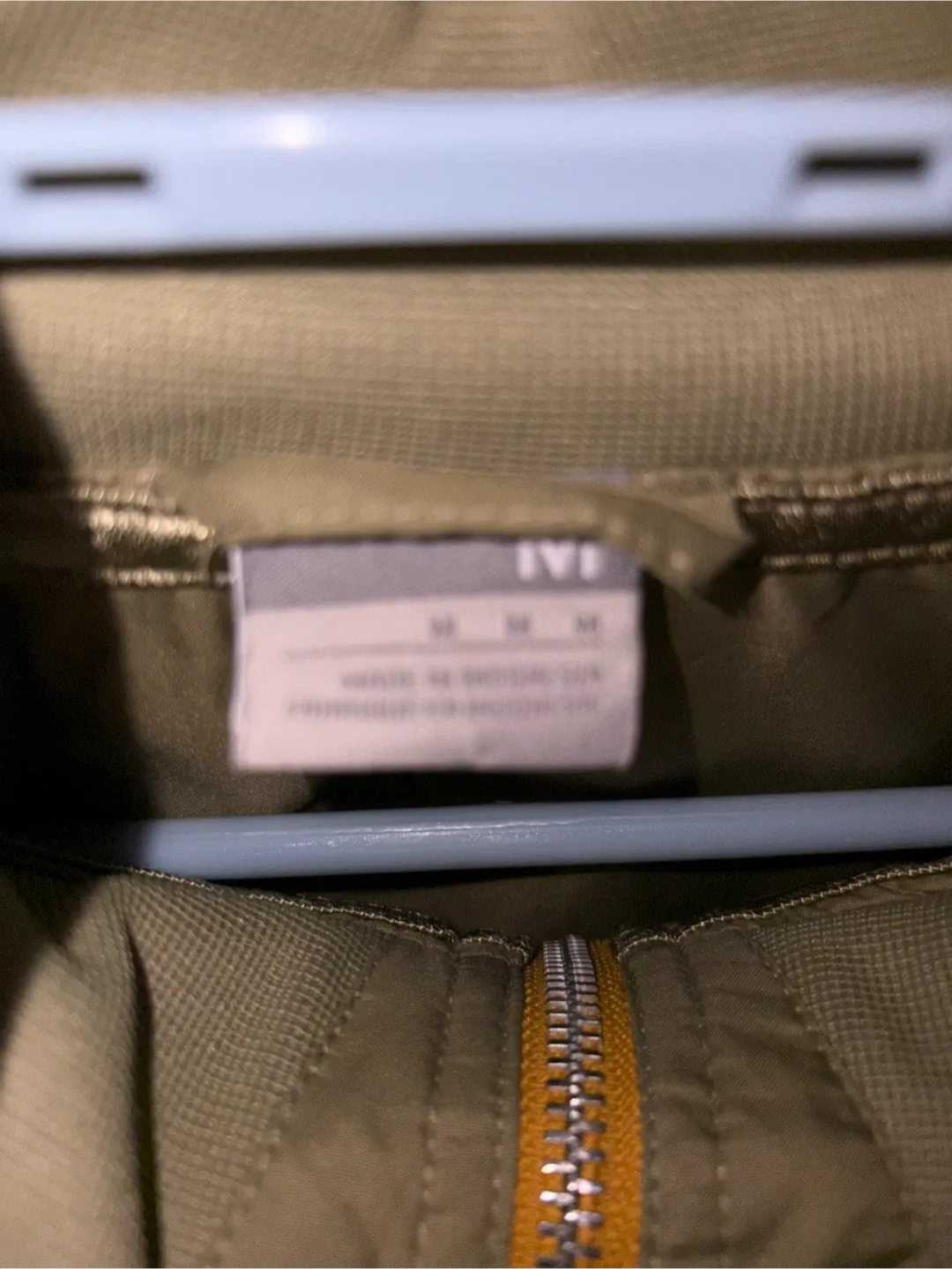 Vintage Nike Jacket, Size M, Olive Green image indicator(4)