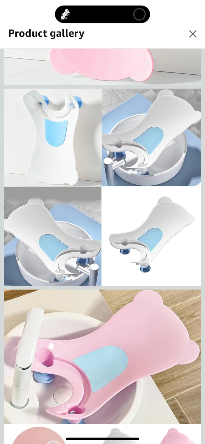 Baby Sink Bather - White/Blue - photo 3