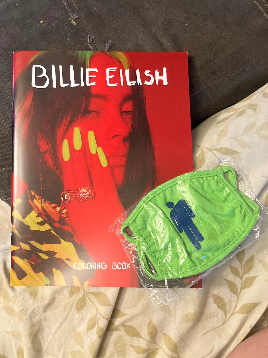 Billie Eilish Coloring Book and Facemask thumbnail