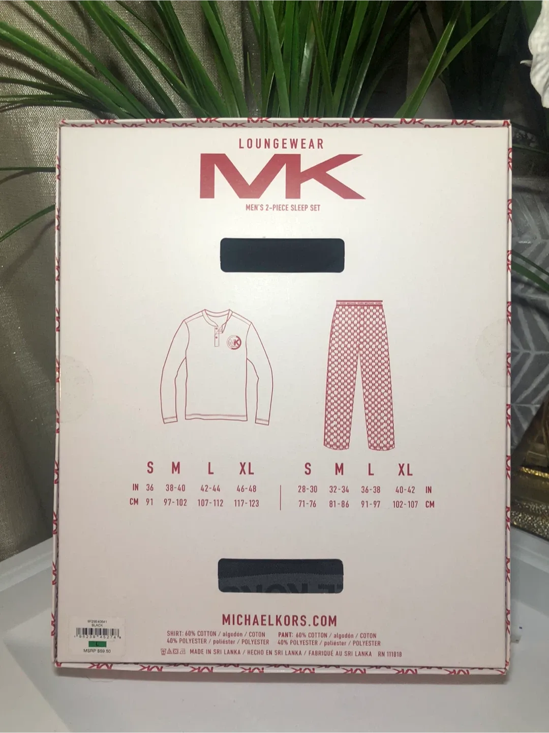 Michael Kors Men's 2-Piece Sleep Set - L image indicator(2)