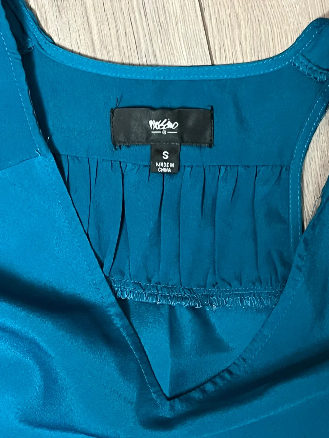 Mossimo Teal Tank Top - Size Small image indicator(3)