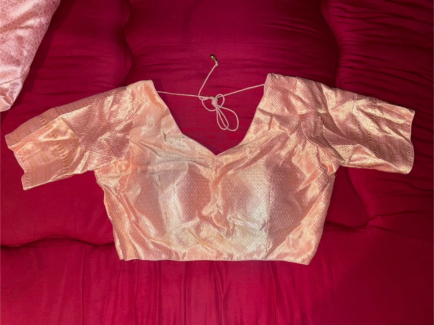 Pink Blouse and Skirt Set image indicator(2)