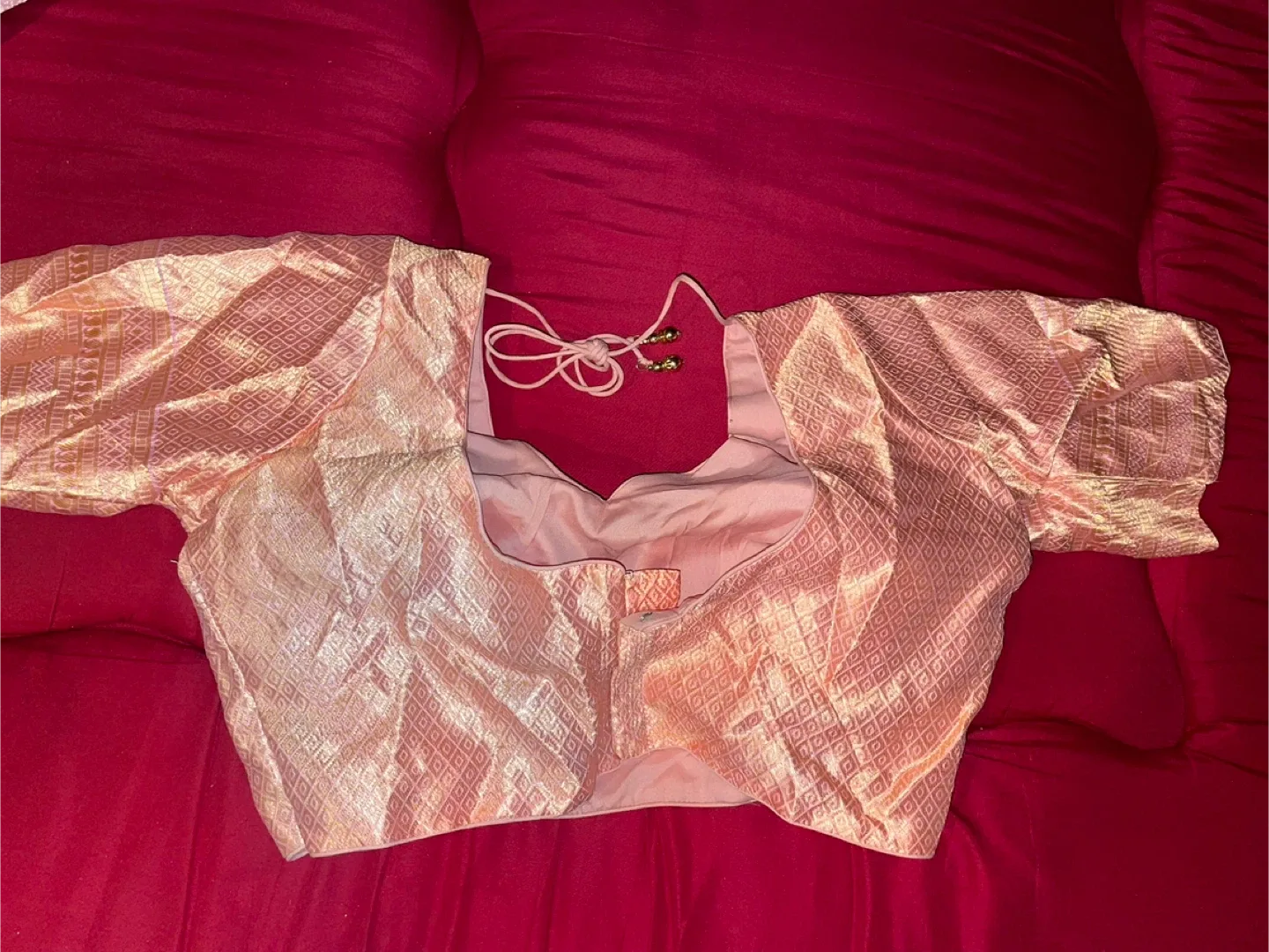 Pink Blouse and Skirt Set thumbnail