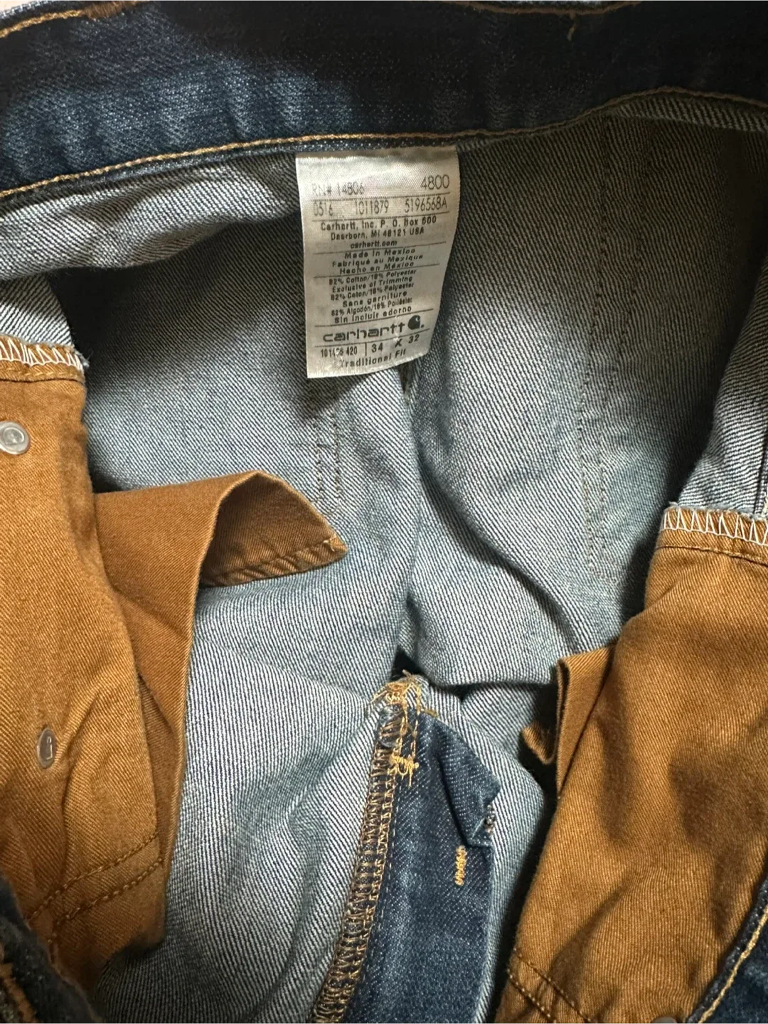 Carhartt Traditional Fit Jeans, 34x32 image indicator(4)