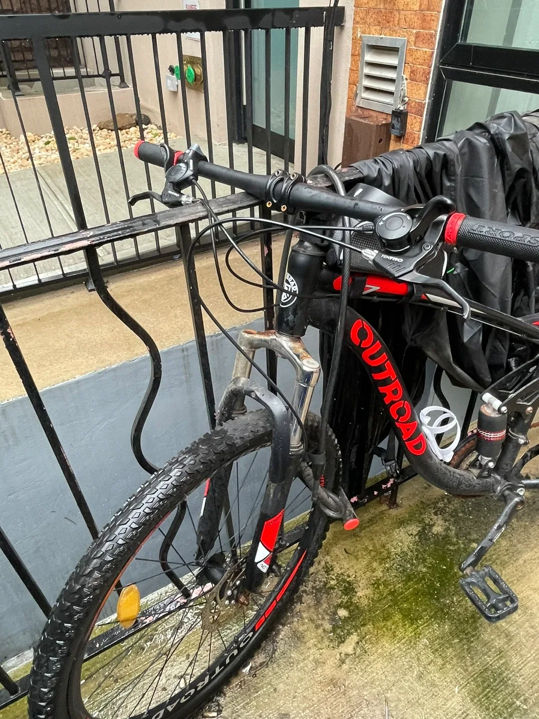 Outroad Mountain Bike - Black and Red thumbnail