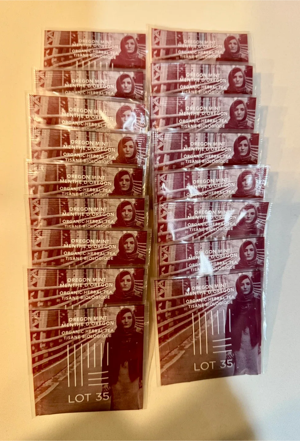 🫖LOT 35_Oregon Mint Organic Herbal Tea_17 bags 🫖 thumbnail