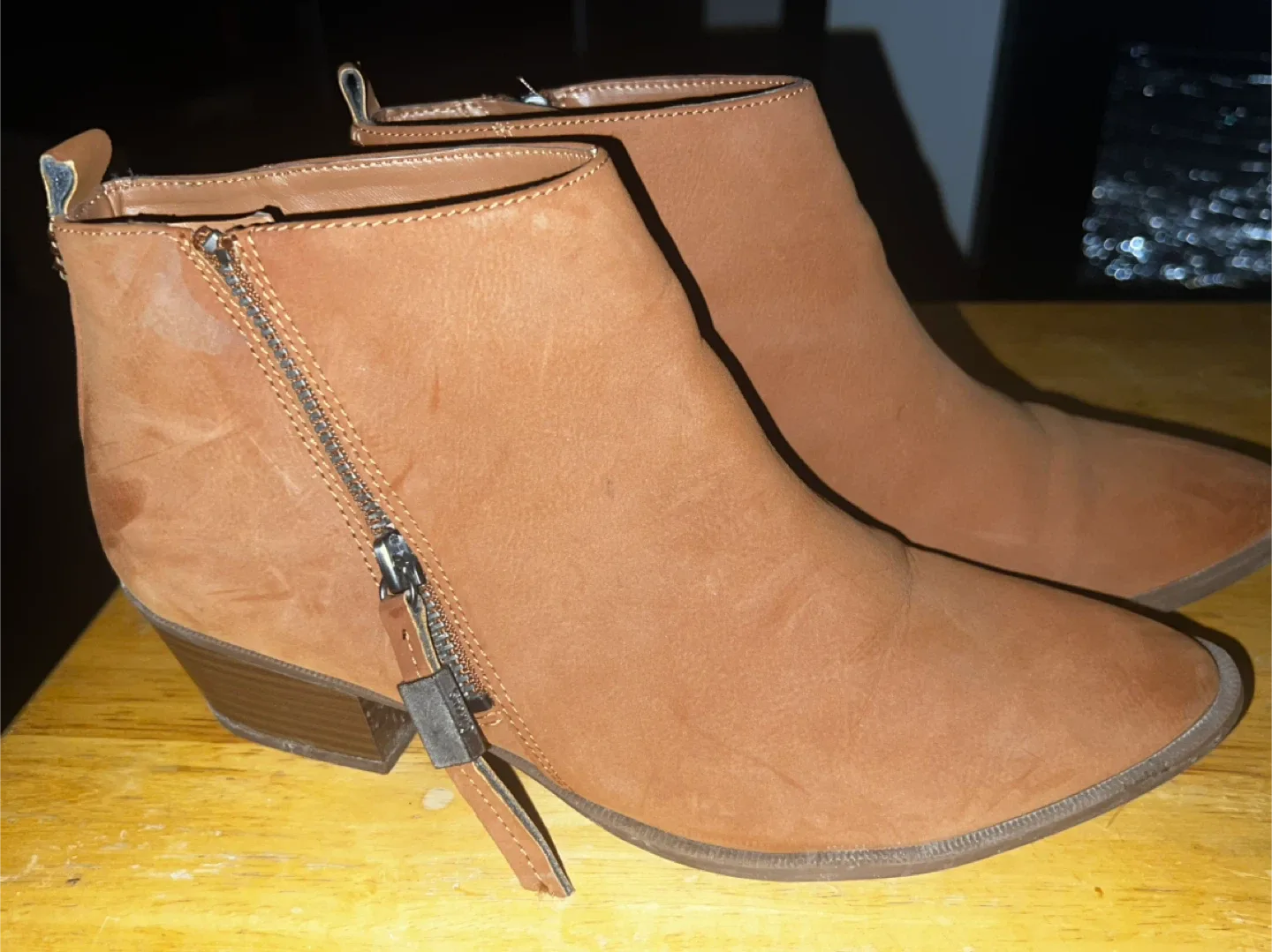 Circus by Sam Edelman Brown Ankle Boots - Size 8.5 image indicator(2)