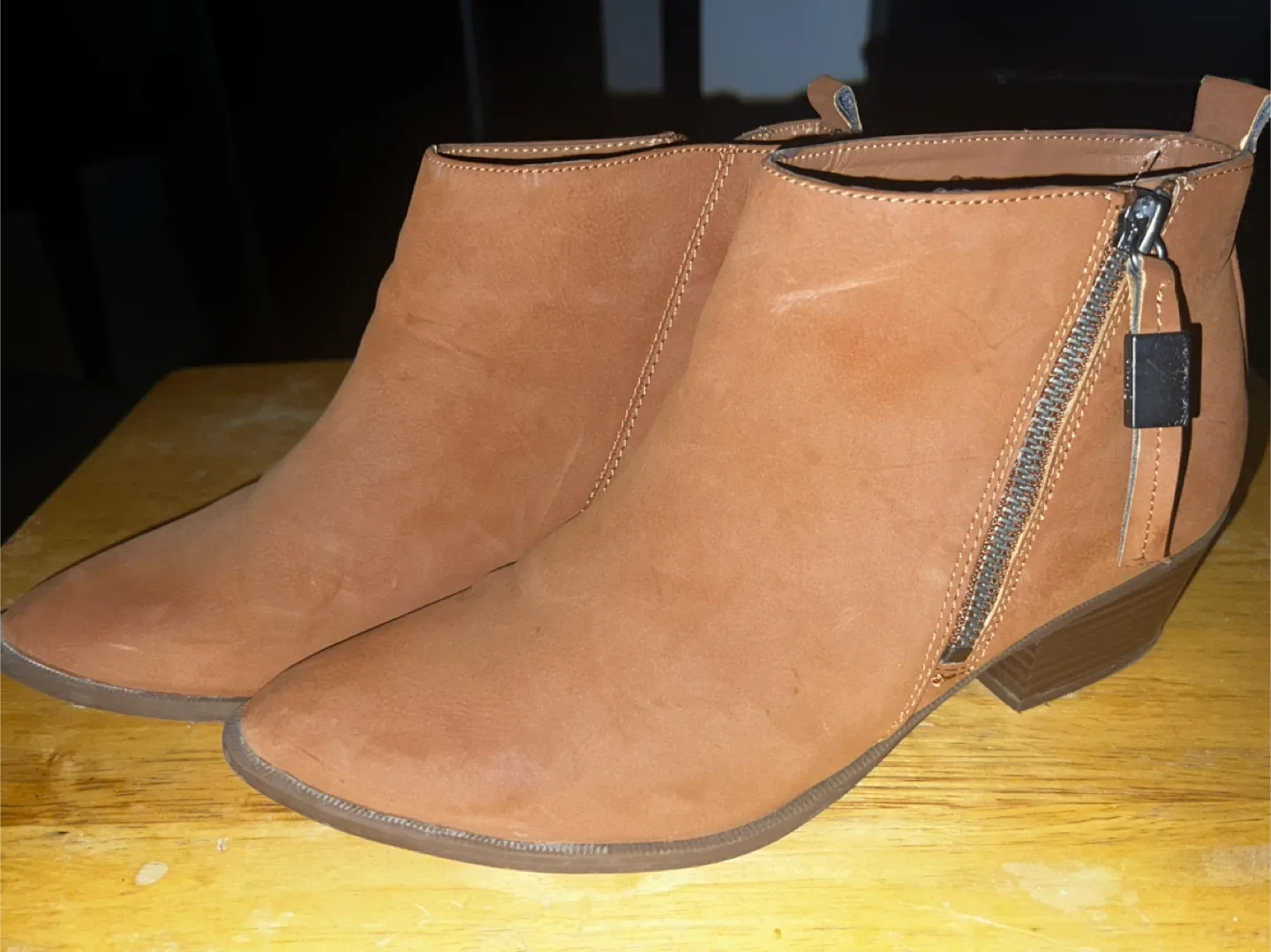 Circus by Sam Edelman Brown Ankle Boots - Size 8.5