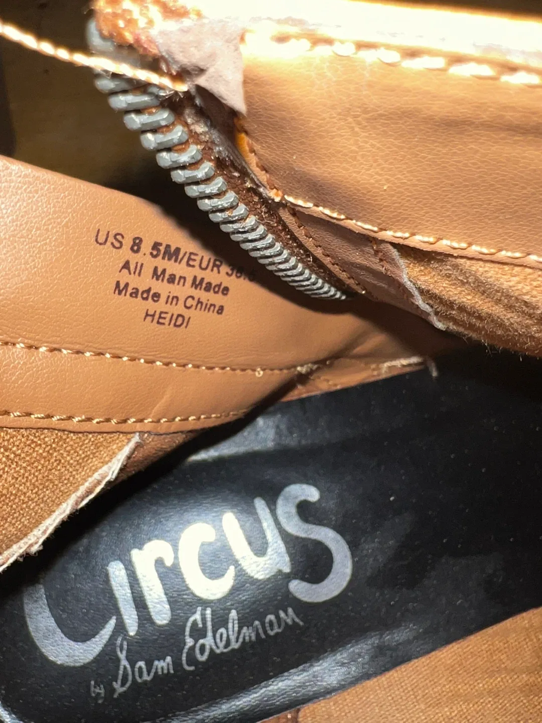 Circus by Sam Edelman Brown Ankle Boots - Size 8.5 image indicator(7)