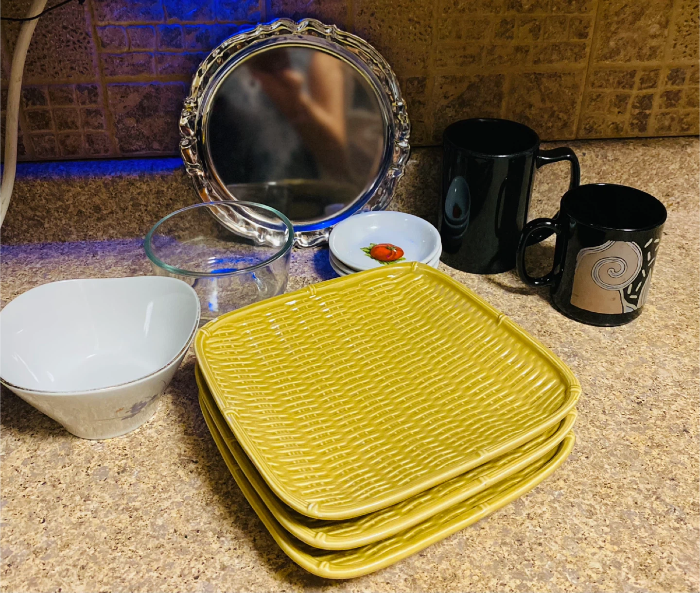 Assorted Dishes and Mugs