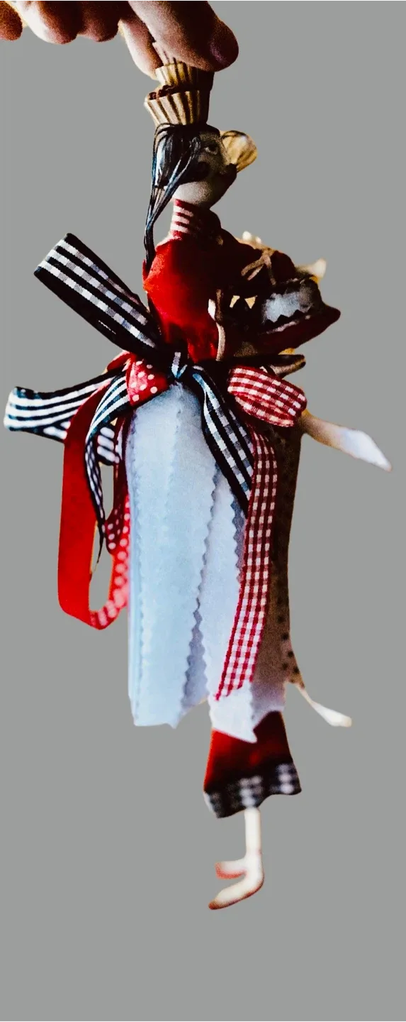 Vintage Baking Cooking Fairy Queen Doll Ornament image indicator(5)