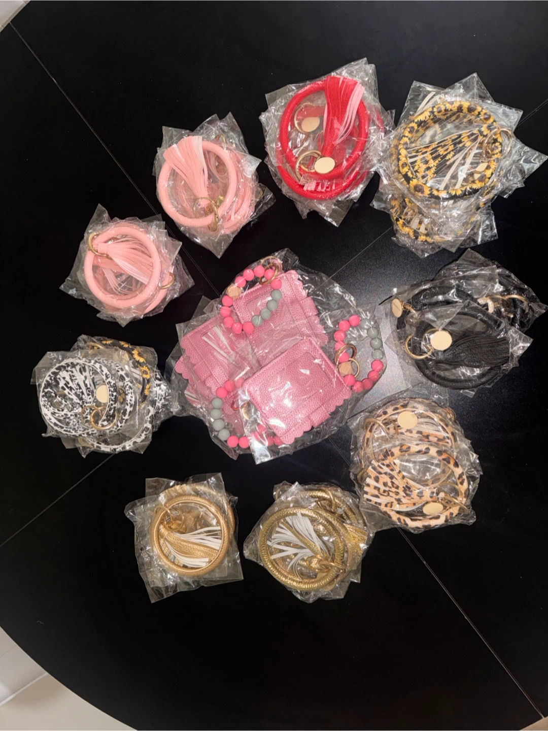53-Piece Wristlet Keychain & Card/ID Holder Wholesale Lot - photo 5