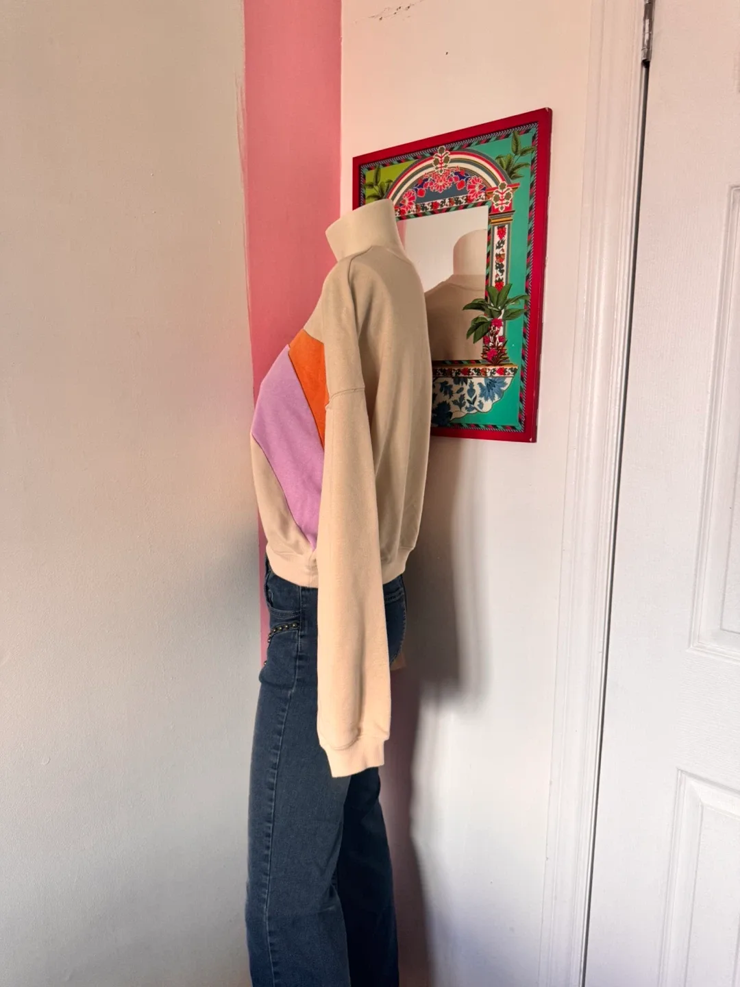 Girl’s Wave Pattern Crewneck image indicator(4)