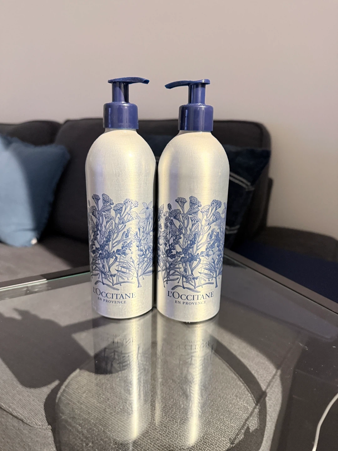 2 L'Occitane en Provence Pump Containters (Together)