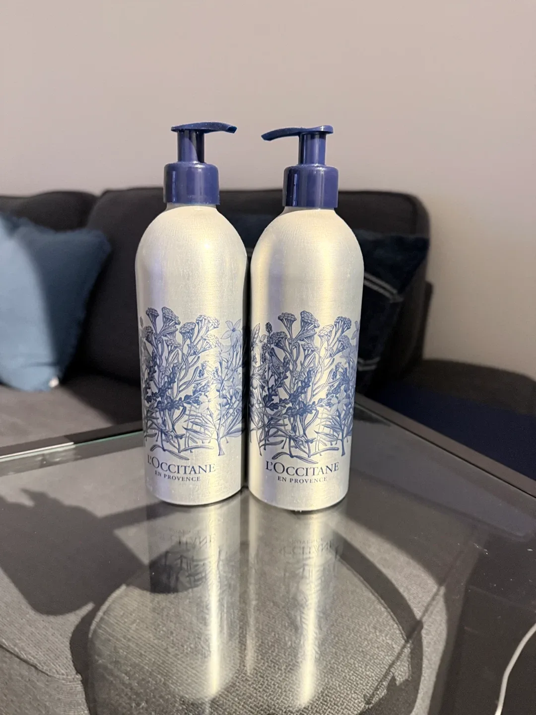 2 L'Occitane en Provence Pump Containters thumbnail