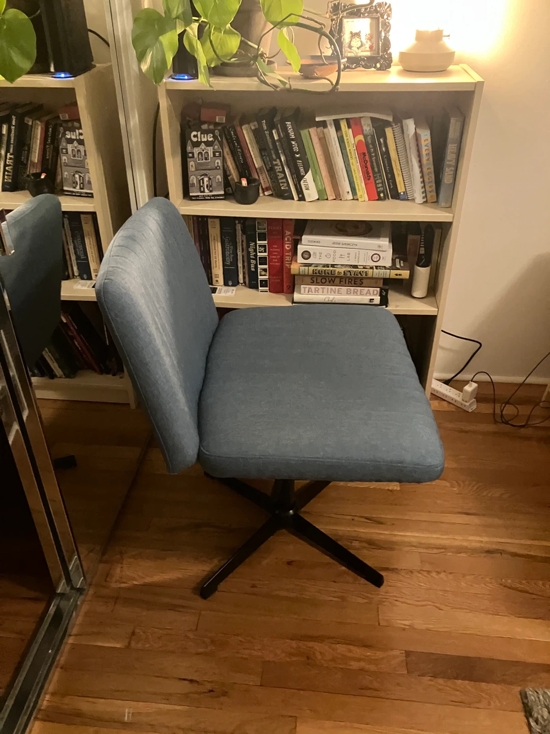 Blue Swivel Desk Chair - photo 2