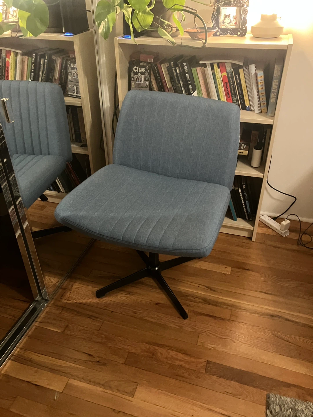 Blue Swivel Desk Chair
