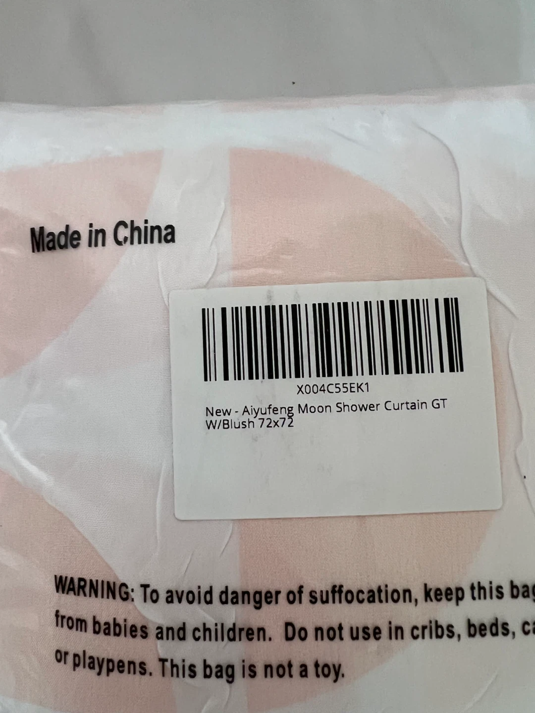Aiyufeng White and Pink Shower Curtains - photo 3