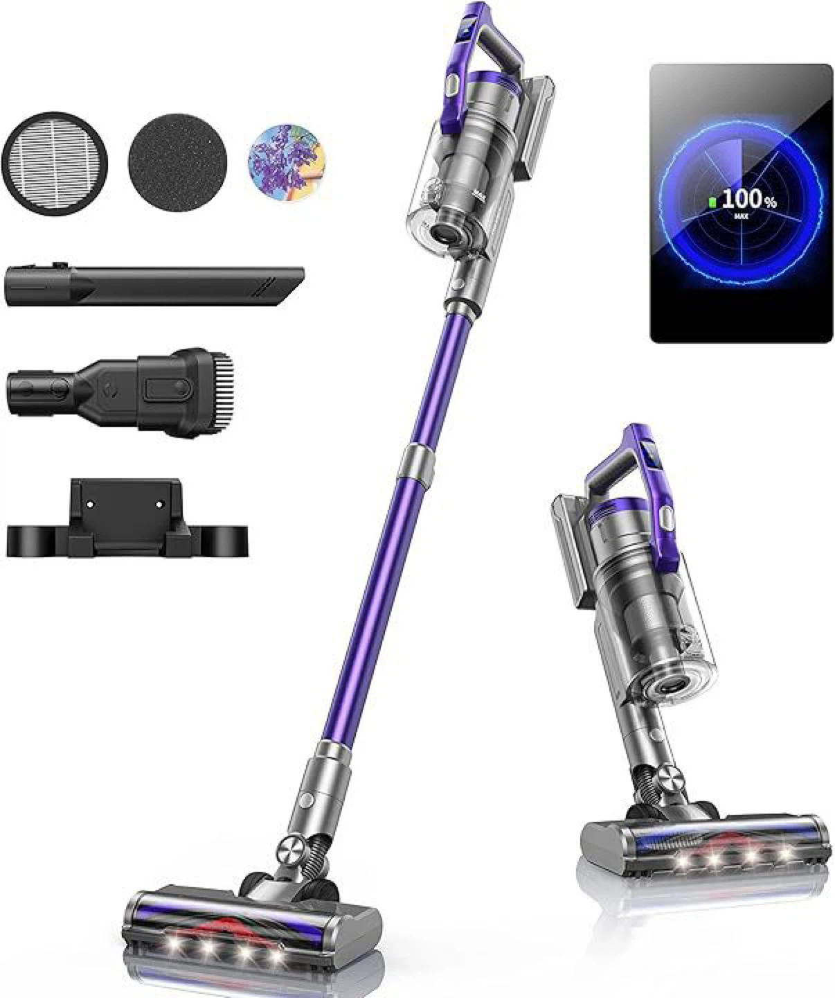Cordless Stick Vacuum Cleaner (HONITURE S14)