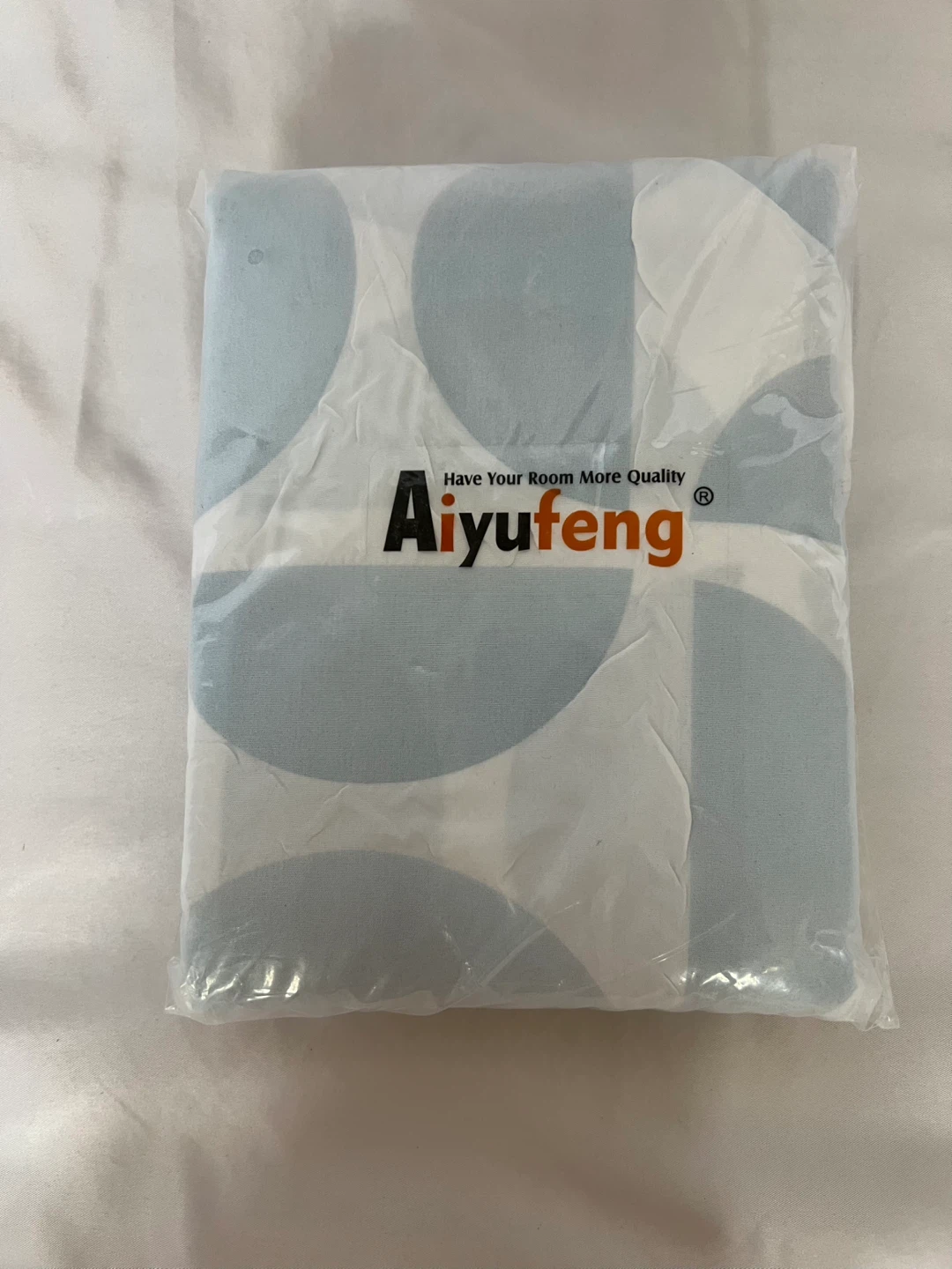Aiyufeng White and Blue Shower Curtain - photo 2