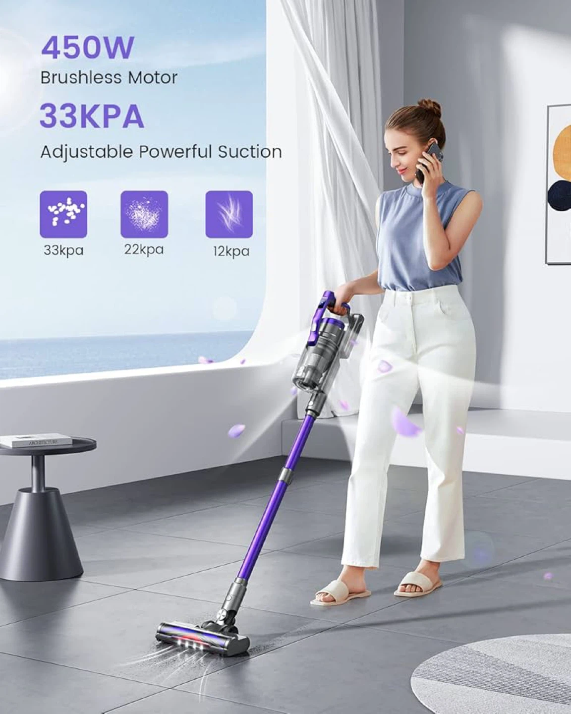 Cordless Stick Vacuum Cleaner (HONITURE S14) - photo 2