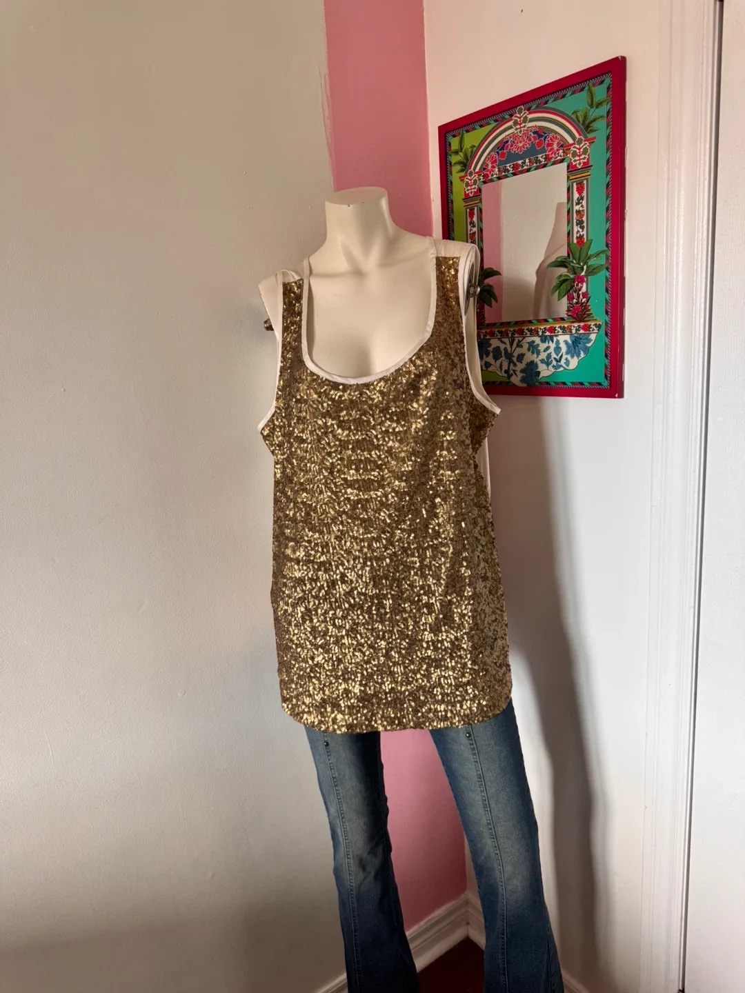 Gold Sequin Top thumbnail