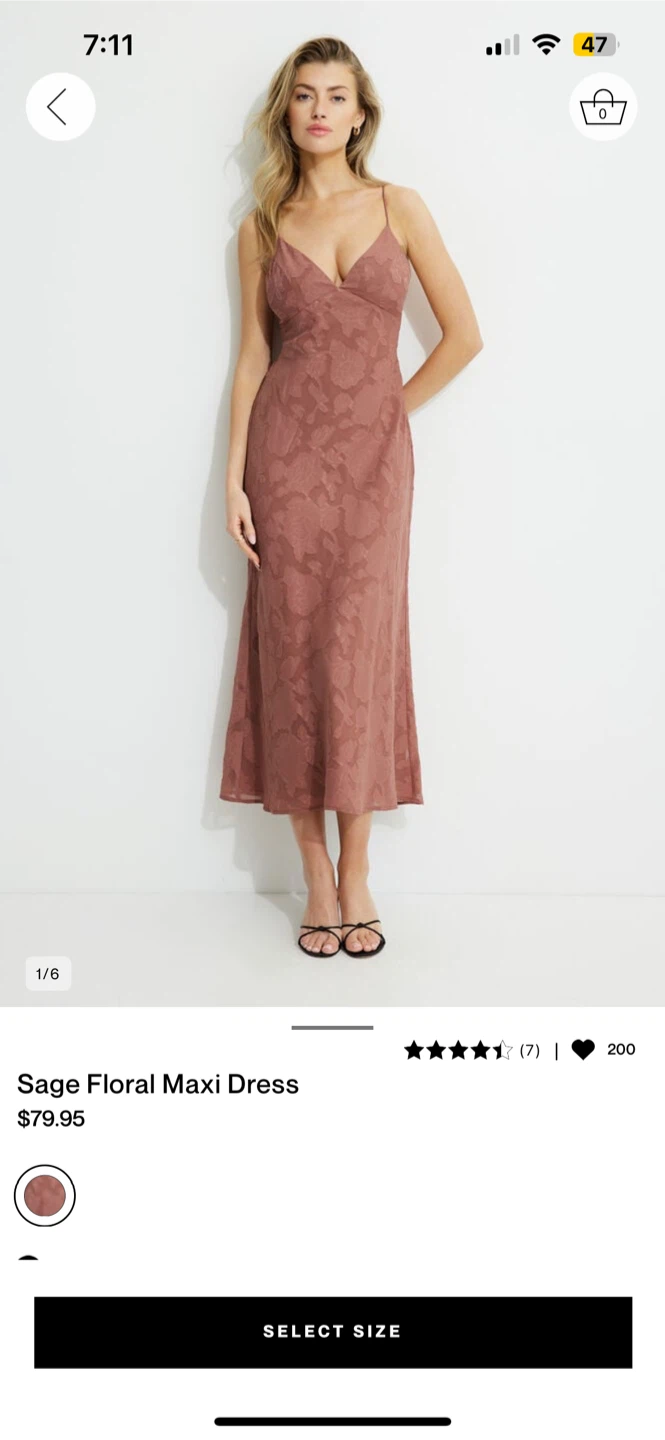 Sage Floral Maxi Dress - photo 3