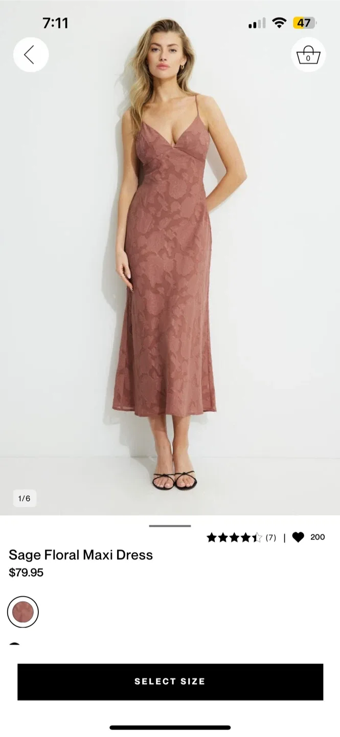 Sage Floral Maxi Dress image indicator(3)