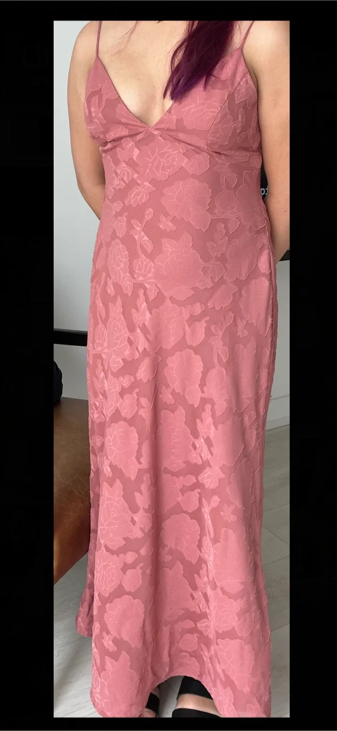 Sage Floral Maxi Dress image indicator(4)