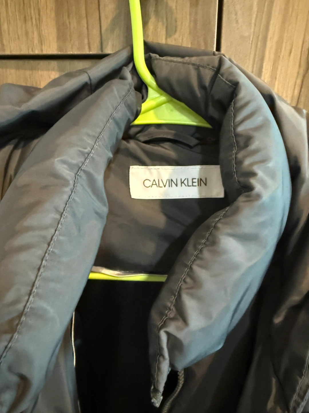Calvin Klein Puffer Coat with Faux Fur Hood - photo 2
