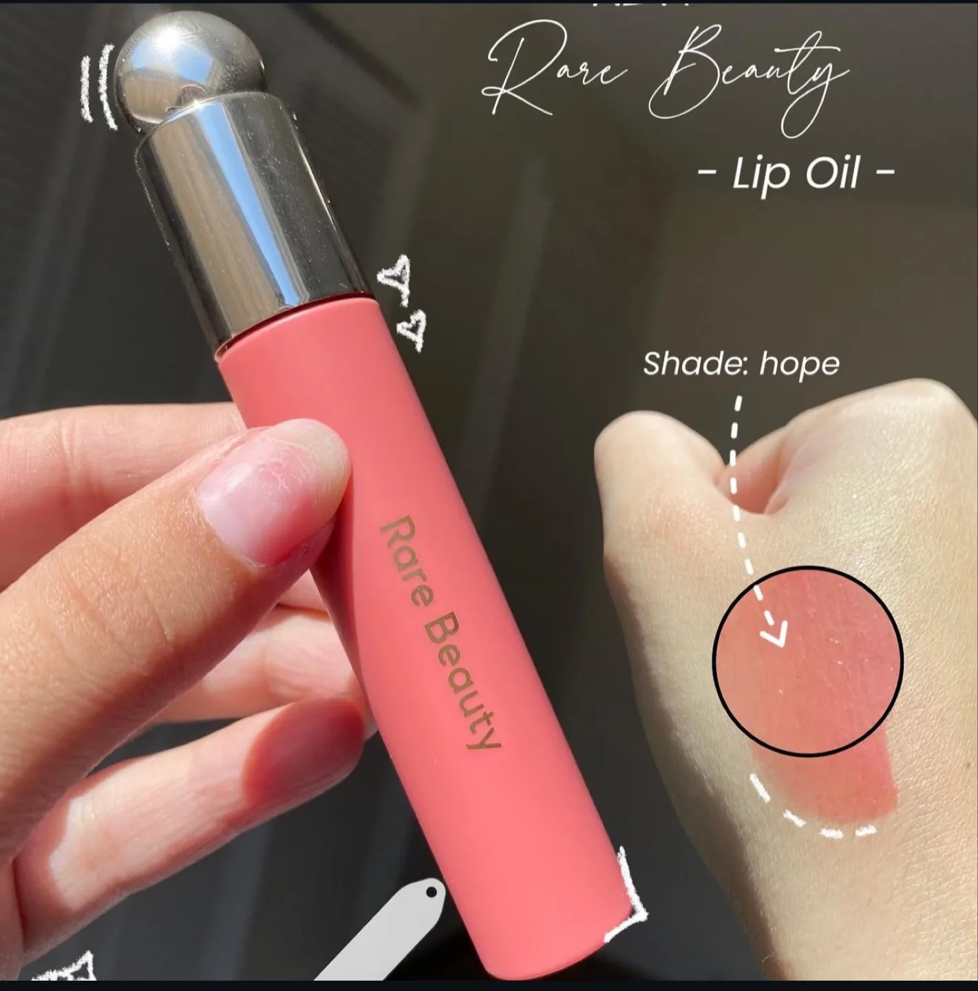 Rare Beauty Lip Oil - Shade Hope image indicator(4)