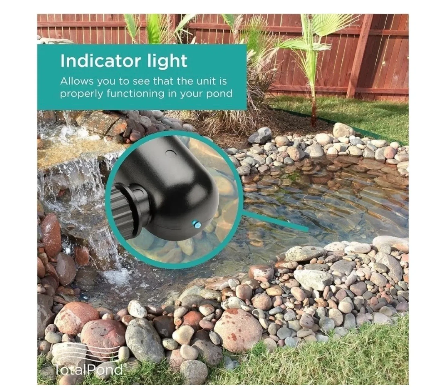 TotalPond 9W UV Clarifier Sterilize Water Light Bulb Technology image indicator(6)