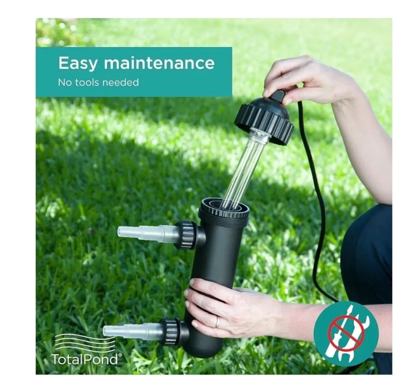 TotalPond 9W UV Clarifier Sterilize Water Light Bulb Technology image indicator(7)