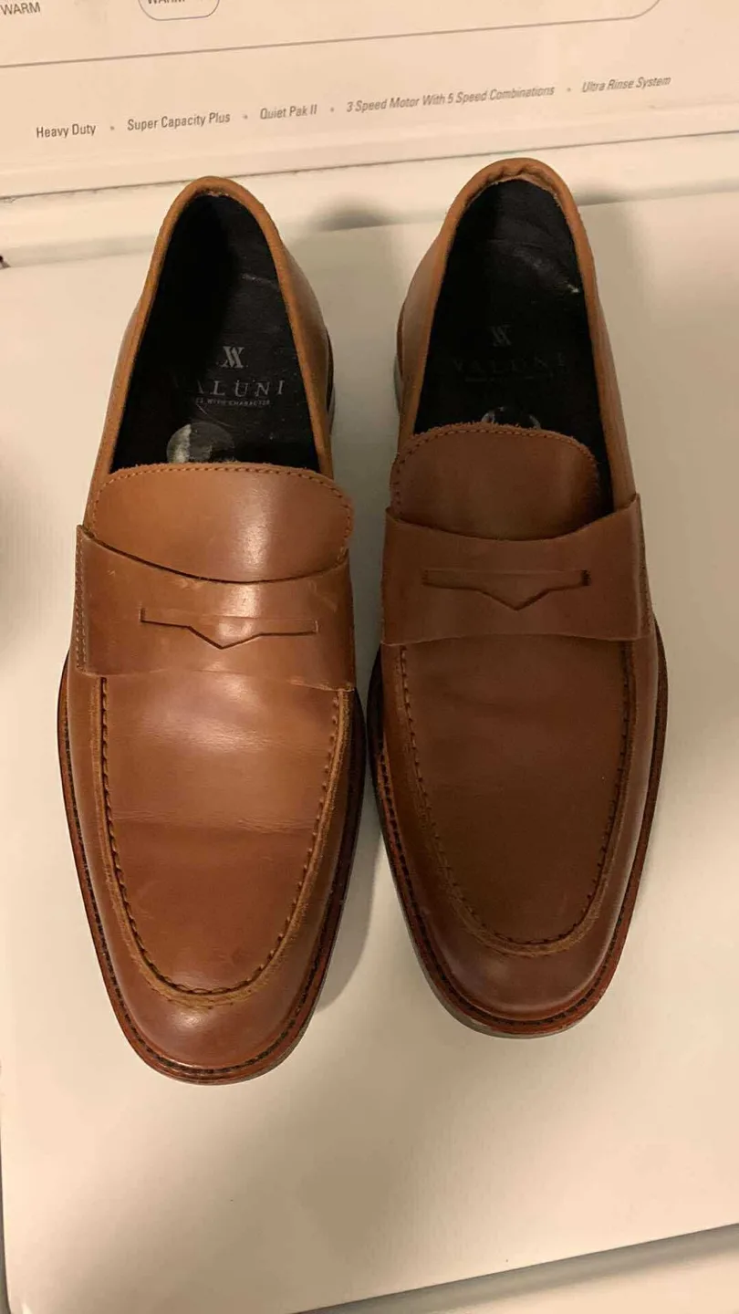 Valuni Brown Leather Loafers new thumbnail