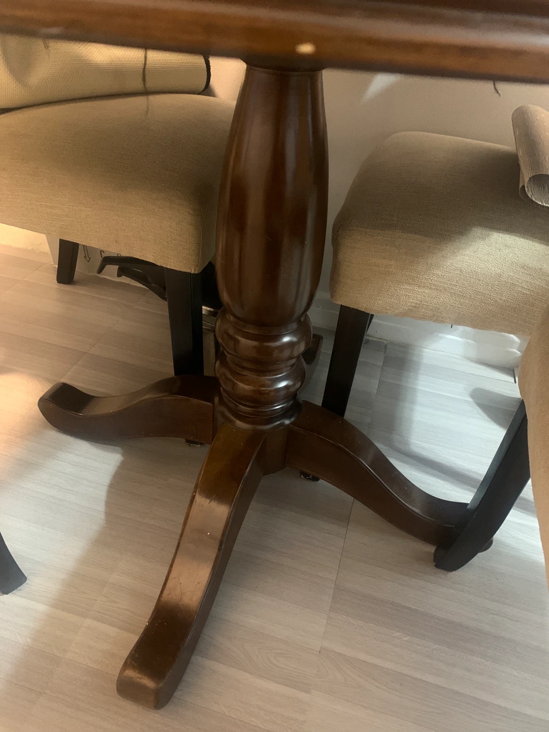 Round Wooden Dining Table - photo 2