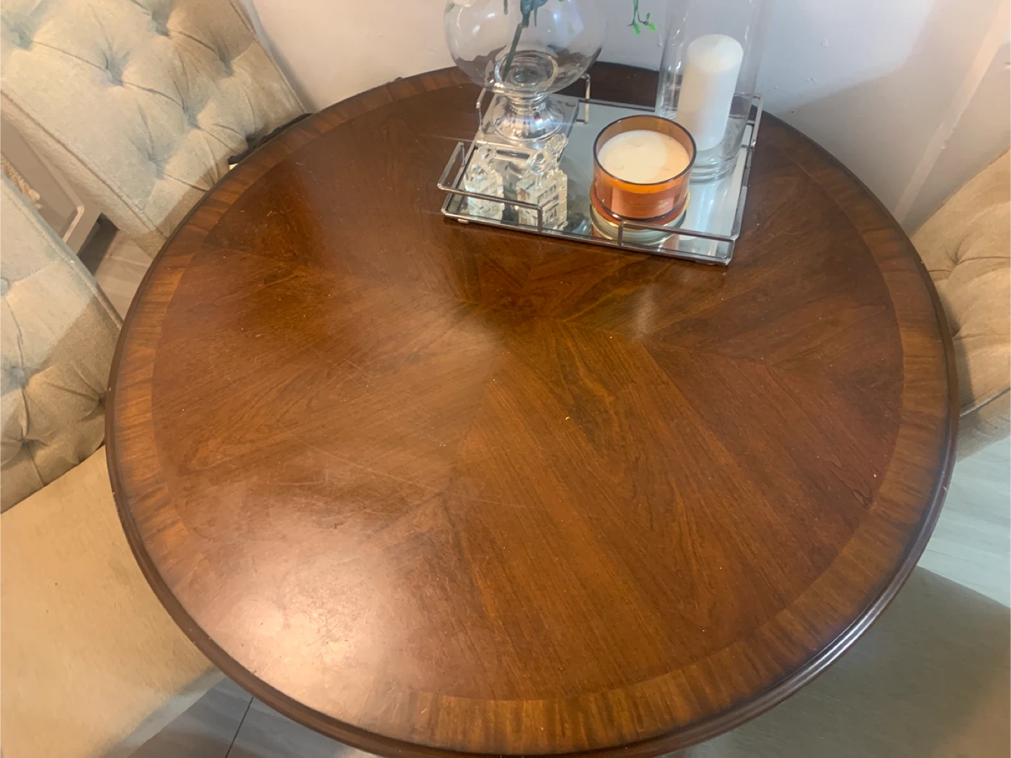 Round Wooden Dining Table - photo 3