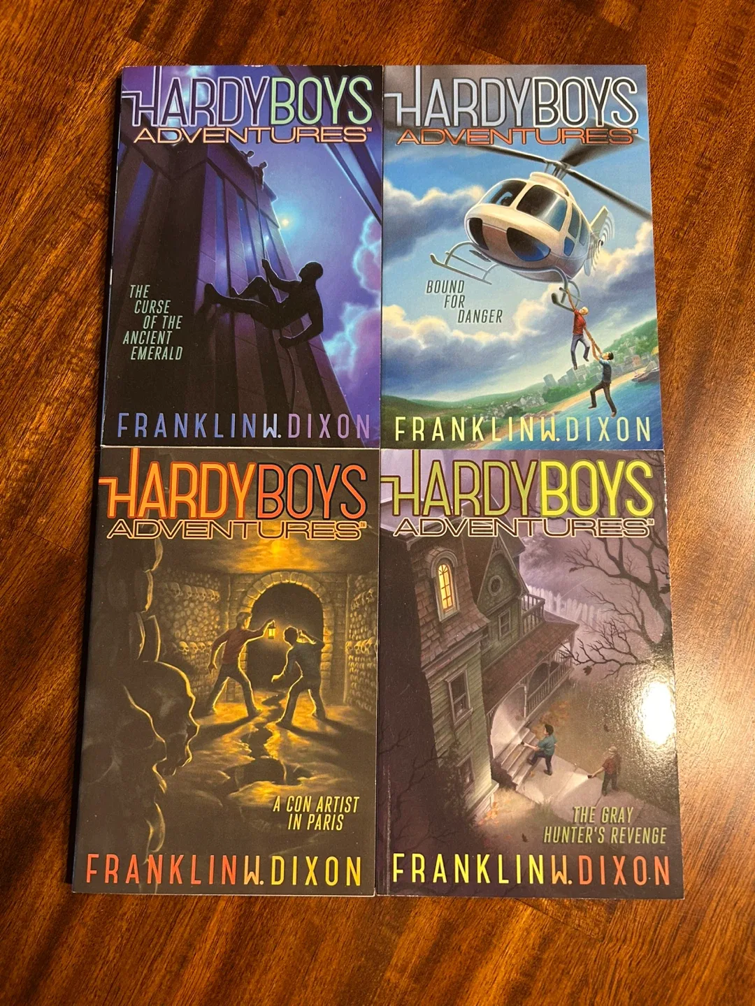 LIKE NEW! Hardy Boys Adventures Books - Set of 4 image indicator(2)