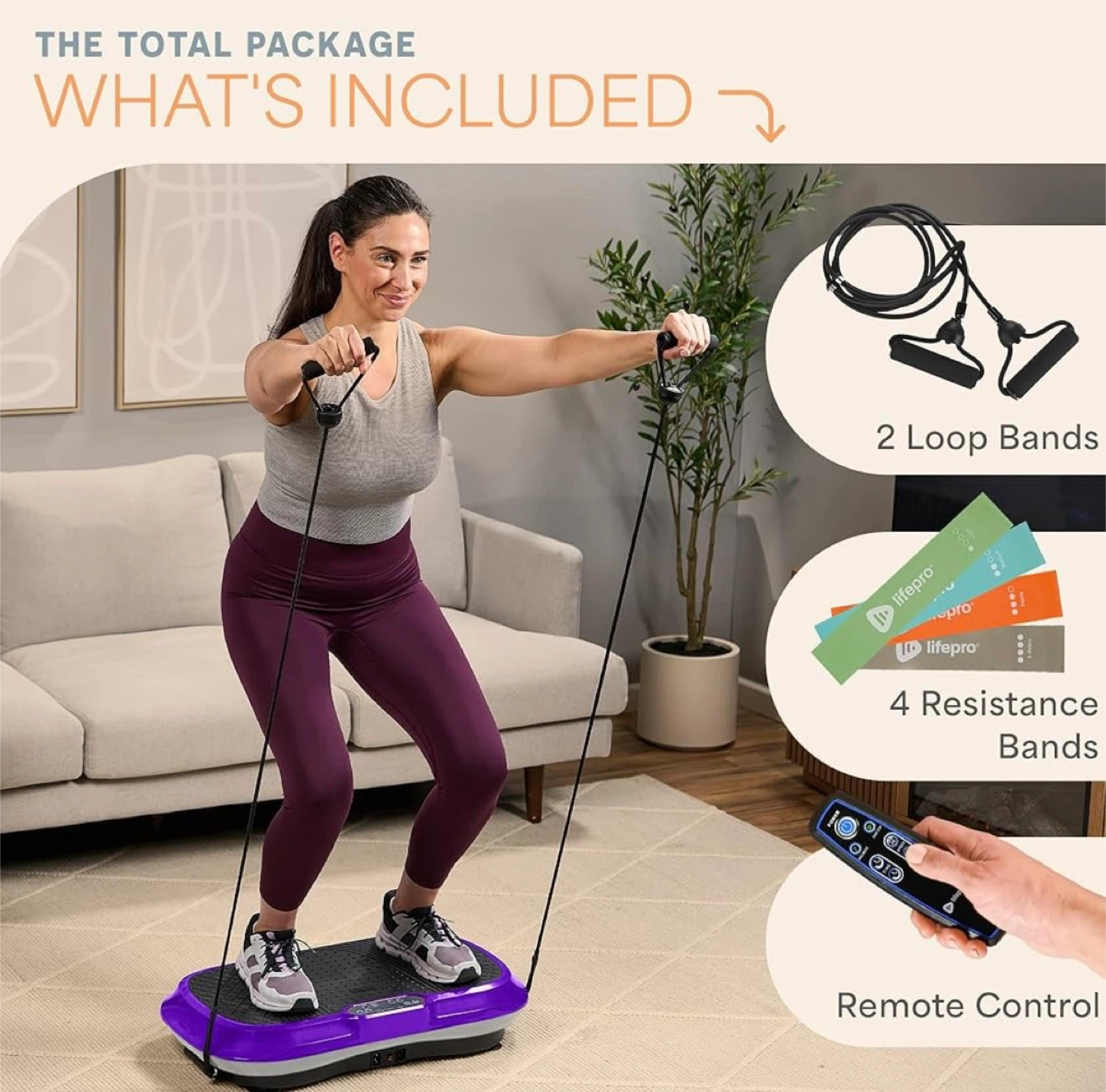 LifePro Vibration Plate Exercise Machine - photo 3
