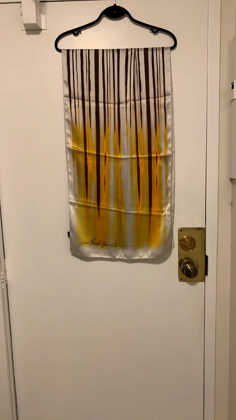 Designer Jean Paul Gaultier silk Scarf image indicator(3)