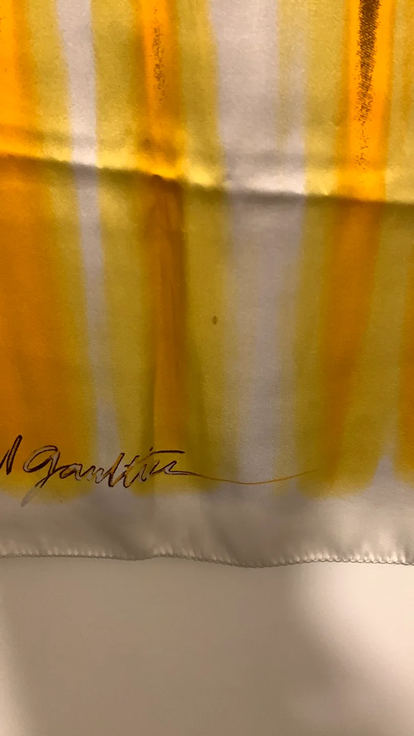 Designer Jean Paul Gaultier silk Scarf image indicator(5)