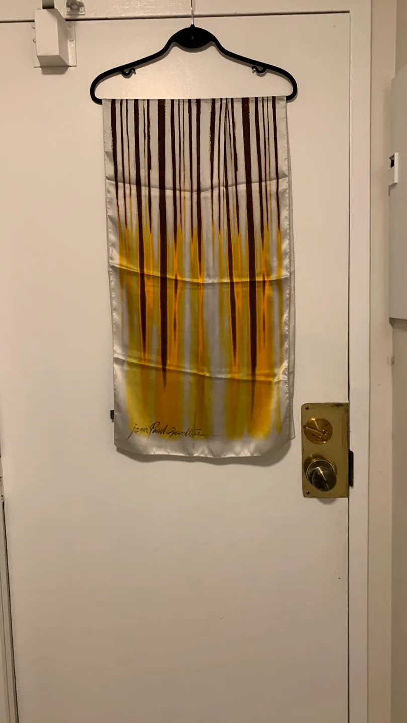 Designer Jean Paul Gaultier silk Scarf image indicator(8)