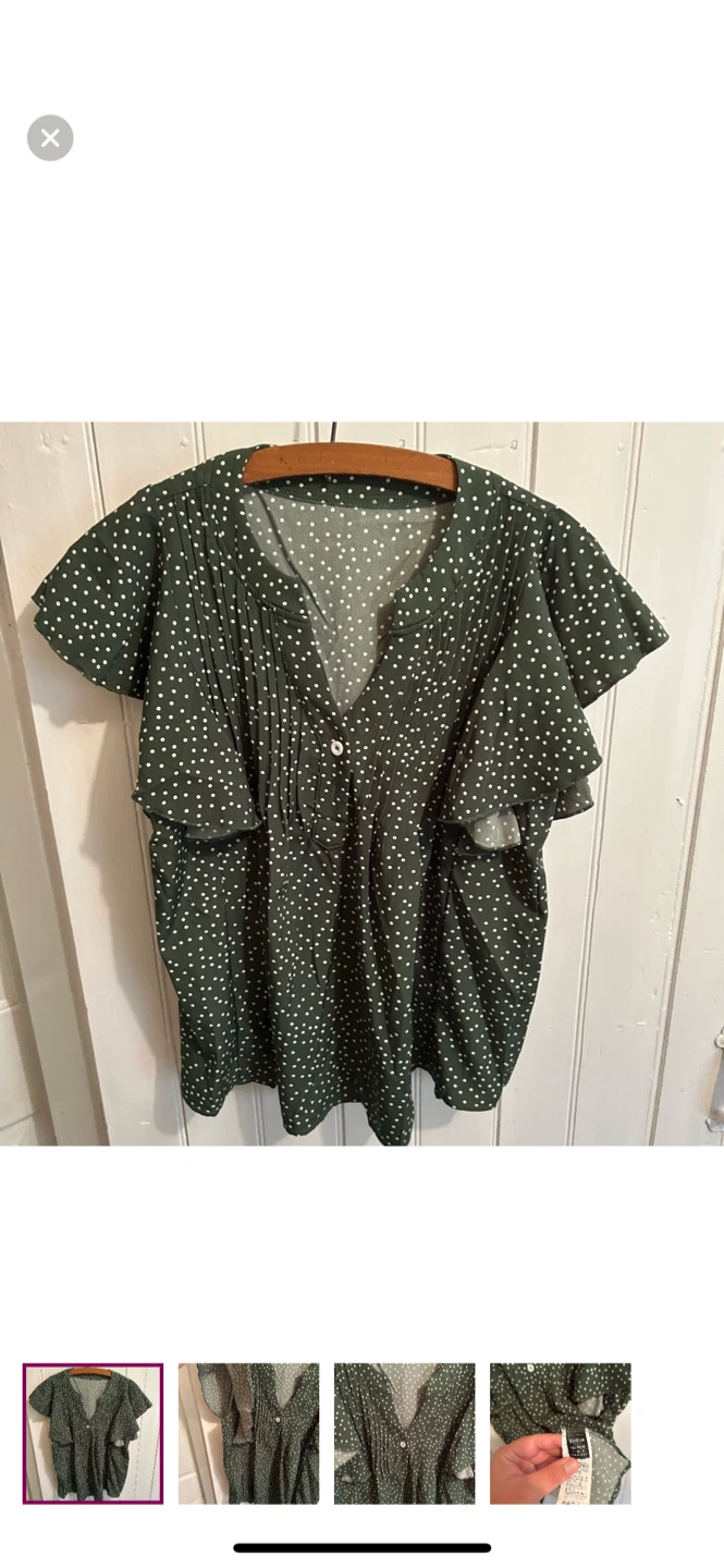Shein Floral & Polka Dot Blouses - Size small - photo 2