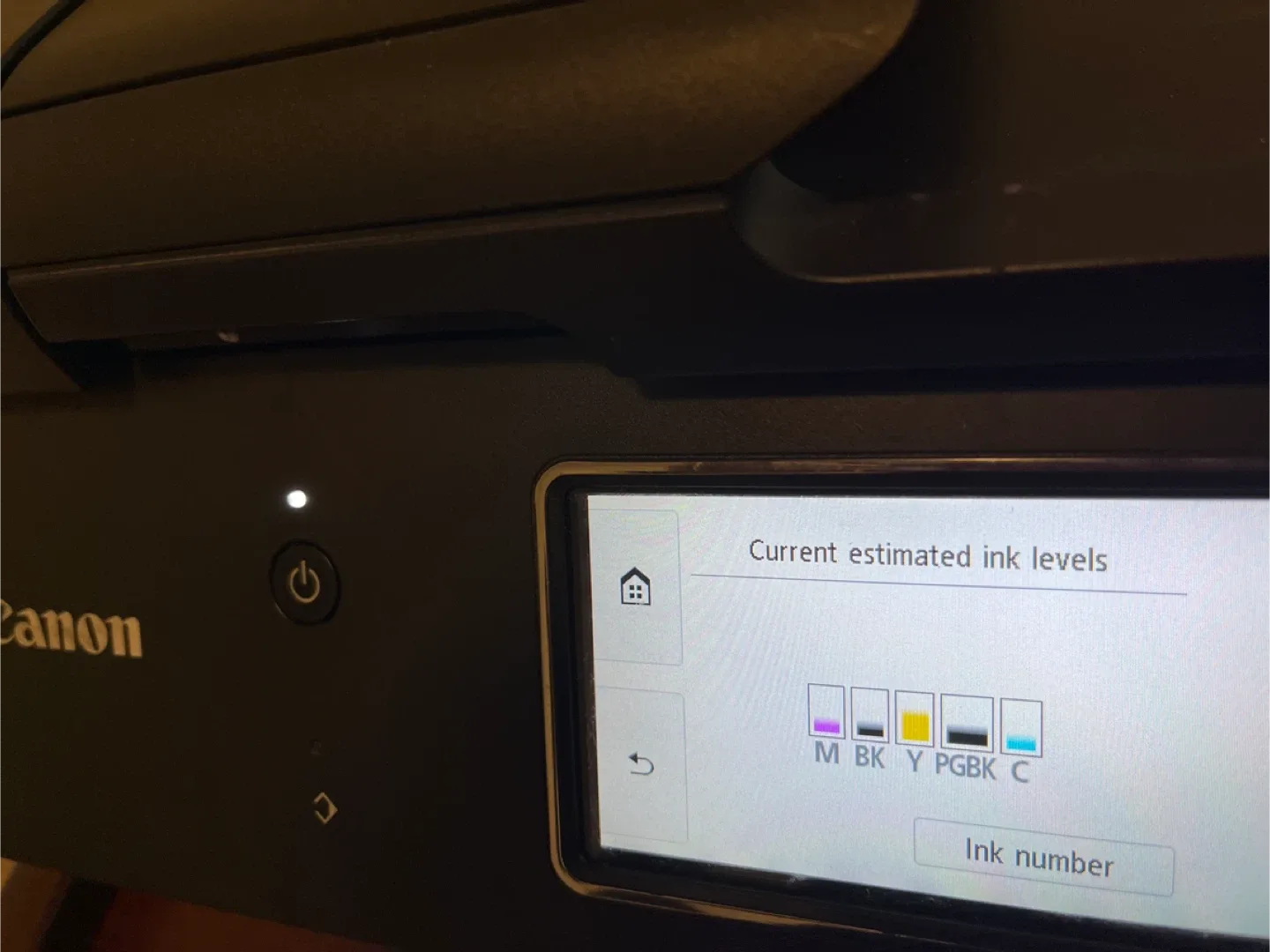 Canon TR8520 All-in-One Printer image indicator(2)