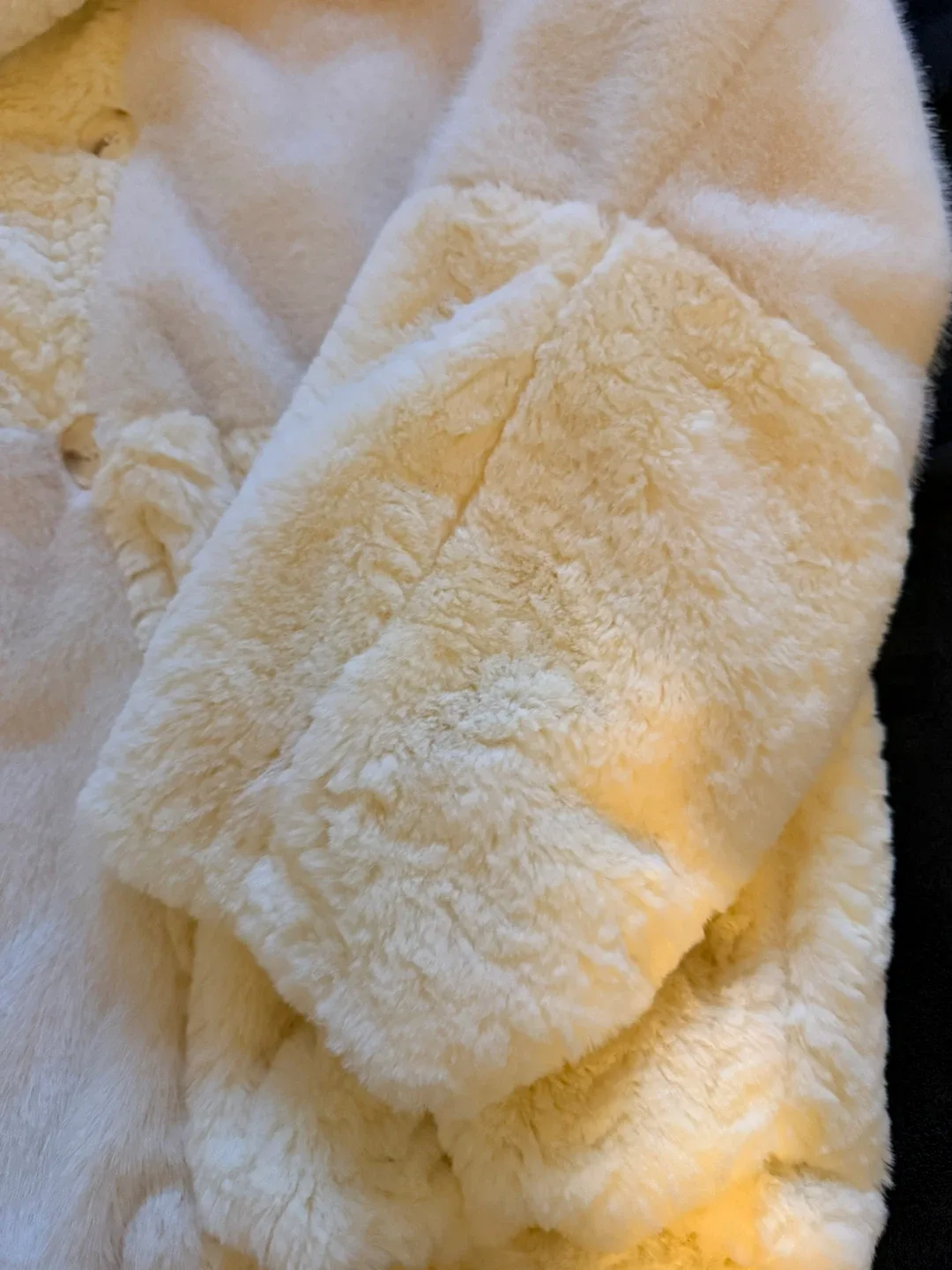 Forever 21 Fur Cream Coat image indicator(5)