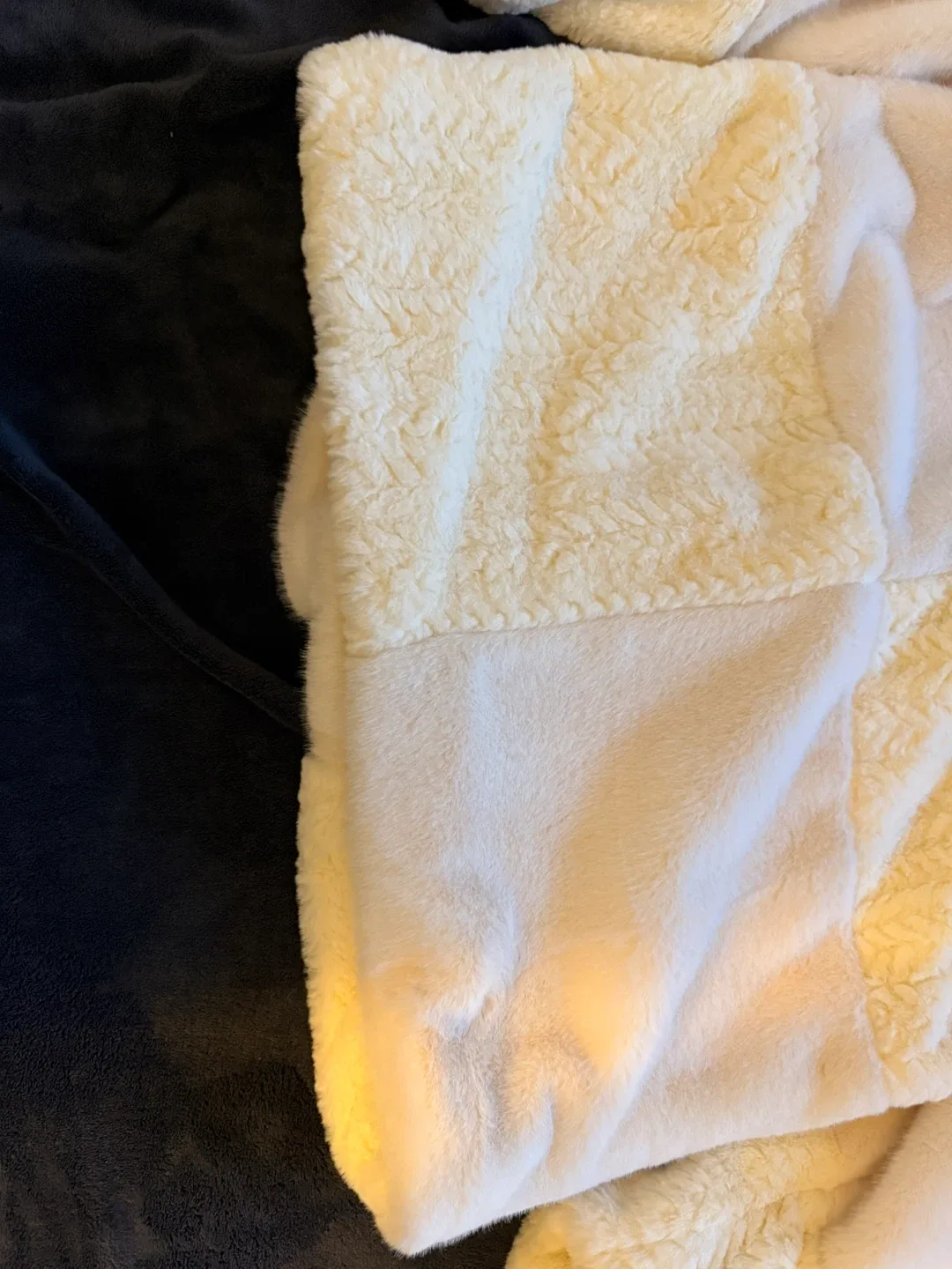 Forever 21 Fur Cream Coat image indicator(8)