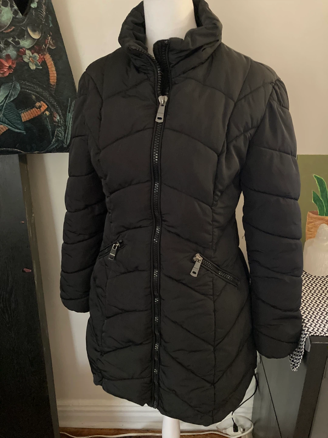 Black Puffer Coat