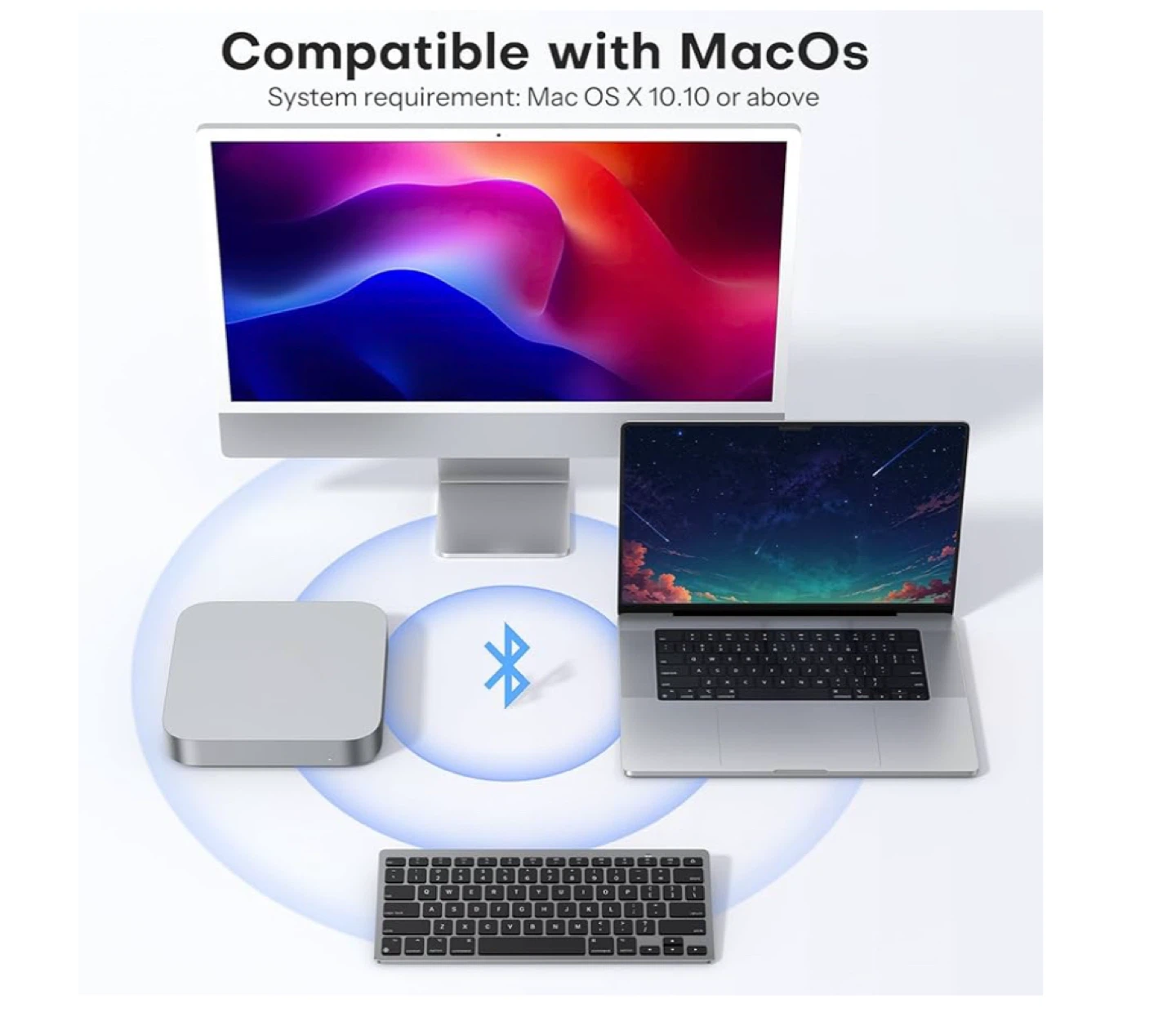 Wireless Bluetooth Keyboard for Mac - photo 4